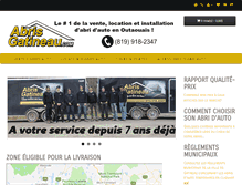 Tablet Screenshot of abrisgatineau.com